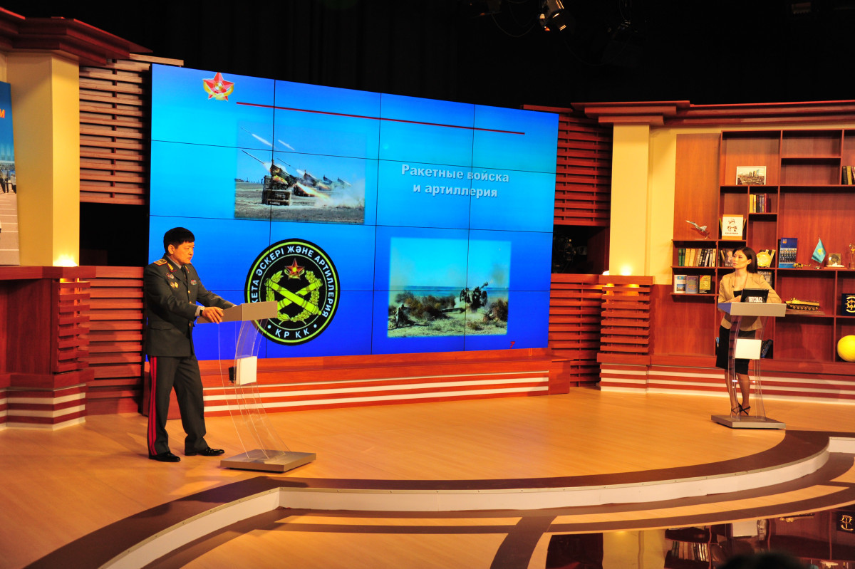 В Астане прошла интерактивная лекция Министерства обороны РК  для школьников