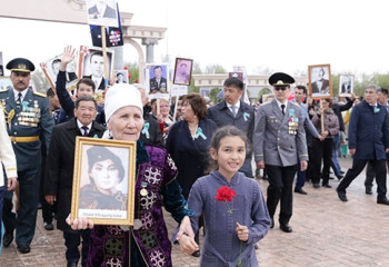 Почти 20 тысяч актюбинцев прошли в рядах 