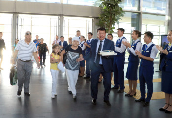 Как встречали миллионного пассажира на вокзале 