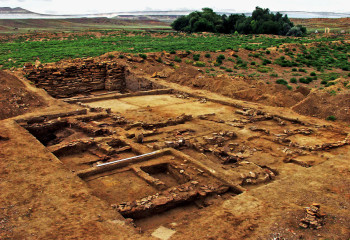 Город-оазис посреди пустынных земель Мангышлака