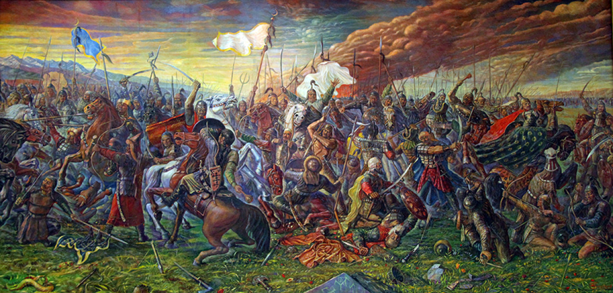 Джунгарское нашествие. Анракайская битва картина. Шамхорская битва 1826. Анракайская битва 1730 года.