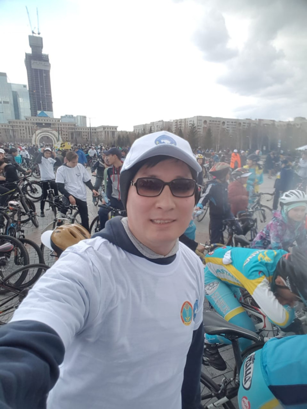 Астанадан Ақтоғайға велосипедпен...