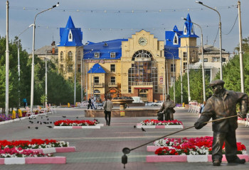 A reminder for tourists of Kostanay