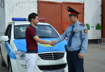 Жол полиция қызметкерінің бір күндік өмірі