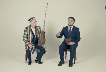 Дутар және дойра - өзбек халқының музыкалық аспаптарымен танысу