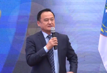 ҚХА-ның «Ұлы Даланың Ұлтаралық тілі» форумы. Қазыбек Иса, Ұлттық Кеңес мүшесі