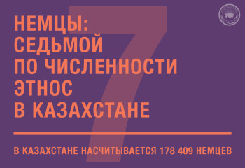 Немцы: седьмой по численности этнос в Казахстане