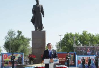 В Таразе отметили 73-ю годовщину Великой Победы