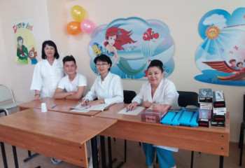 Детский праздник в областном туберкулезном диспансере