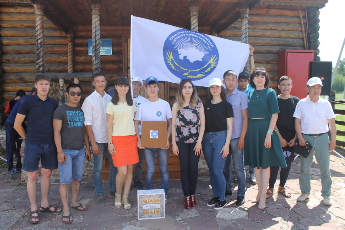 Встреча молодежи Акмолинской и Северо-Казахстанской областей в рамках акции «Ұлы Дала Елі»