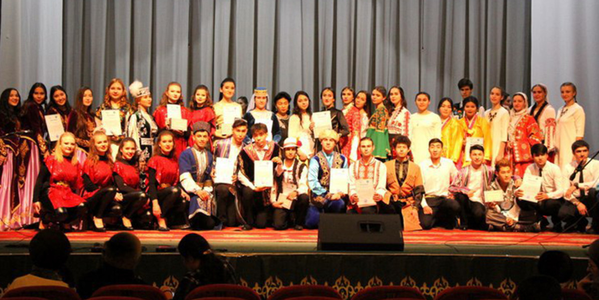 В Павлодаре состоялся фестиваль патриотической песни молодежных объединений АНК