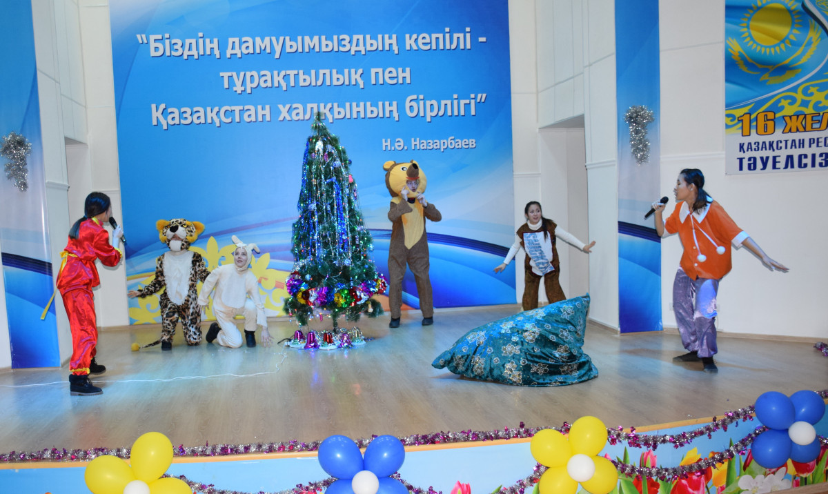 Настоящую новогоднюю сказку подарили детям студенты г. Кокшетау