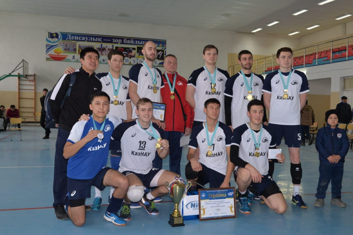 В Туркестанской области прошел международный турнир по волейболу