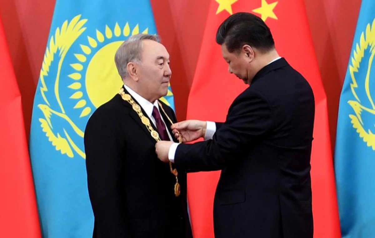 Нурсултан Назарбаев награжден Орденом Дружбы Китайской Народной Республики