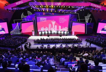 Елбасы Нурсултан Назарбаев принял участие в работе XII Астанинского экономического форума