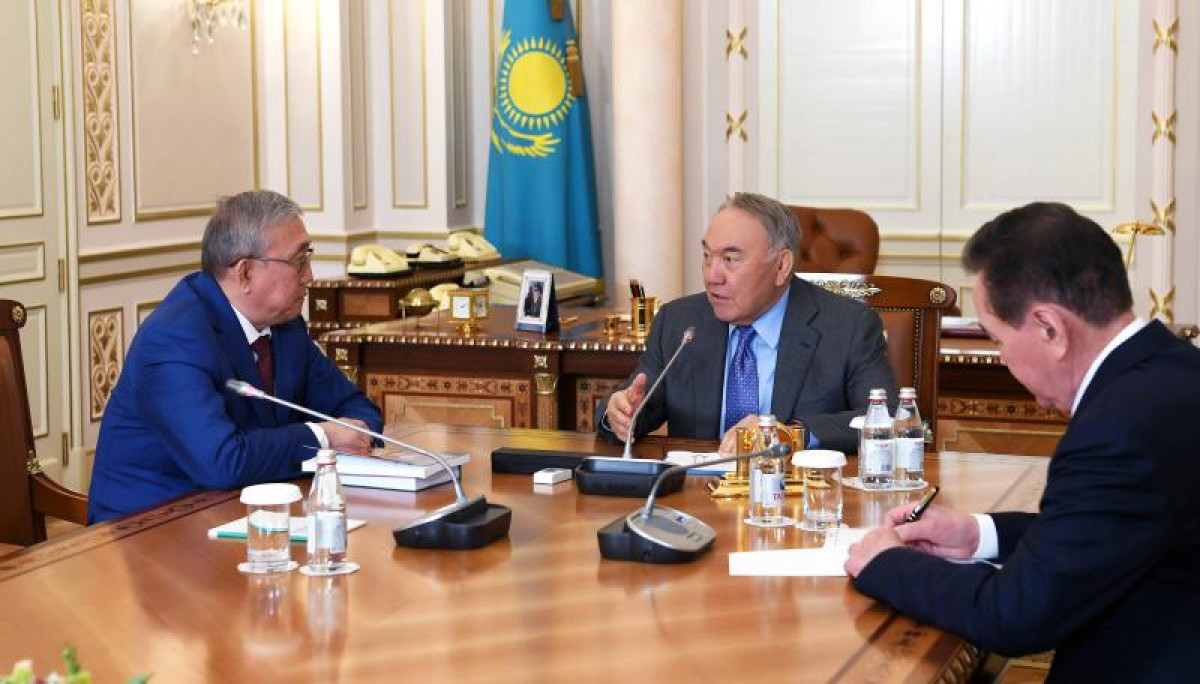 Первый Президент Казахстана принял академика Уалихана Калижанова