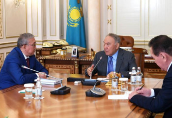 Первый Президент Казахстана принял академика Уалихана Калижанова