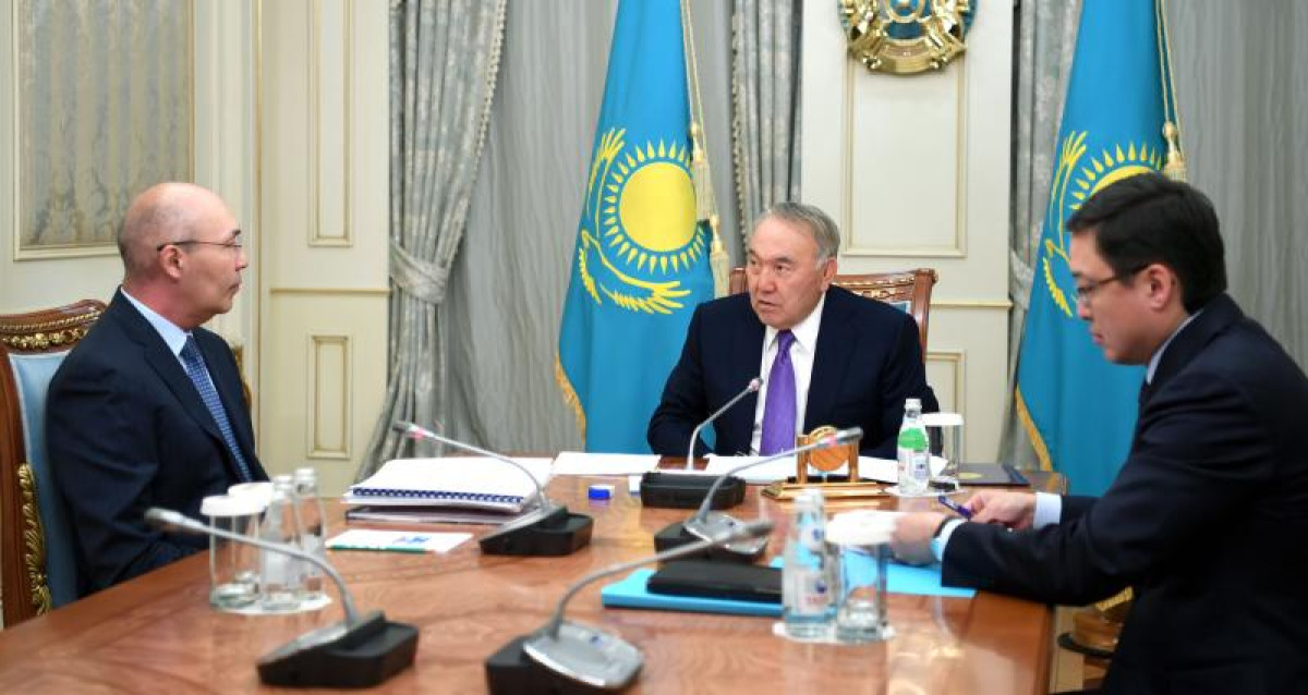 Первый Президент Казахстана принял Управляющего Международным финансовым центром «Астана» Кайрата Келимбетова