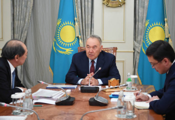 Елбасы принял президента АОО «Назарбаев Университет» Шигео Катсу