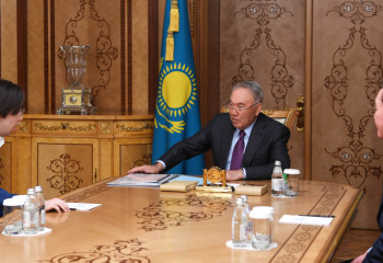 Елбасы принял молодого композитора Рахат-Би Абдысагина