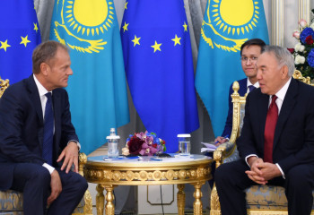 Первый Президент Казахстана встретился с Председателем Европейского совета Дональдом Туском