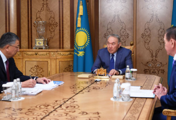 Елбасы Нурсултан Назарбаев принял Жансеита Туймебаева