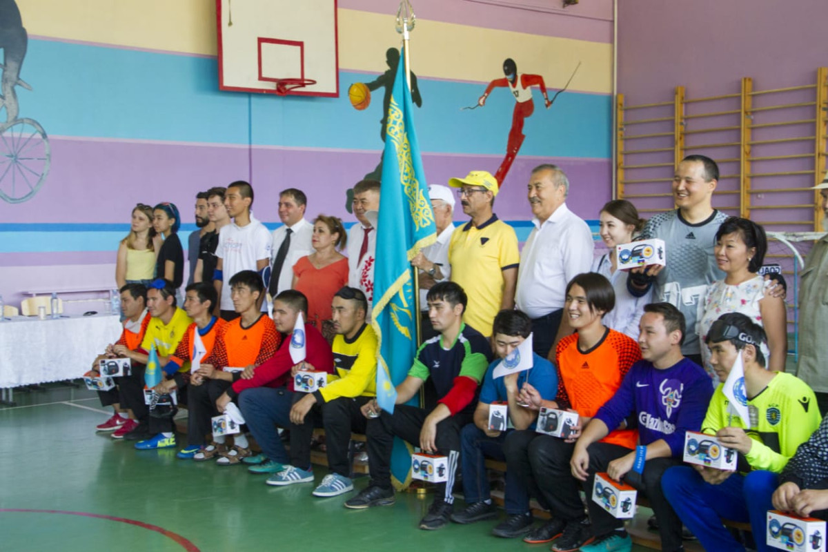  ﻿В Алматы играли в «Голбол», в самую популярную в мире игру среди спортсменов с нарушением зрения