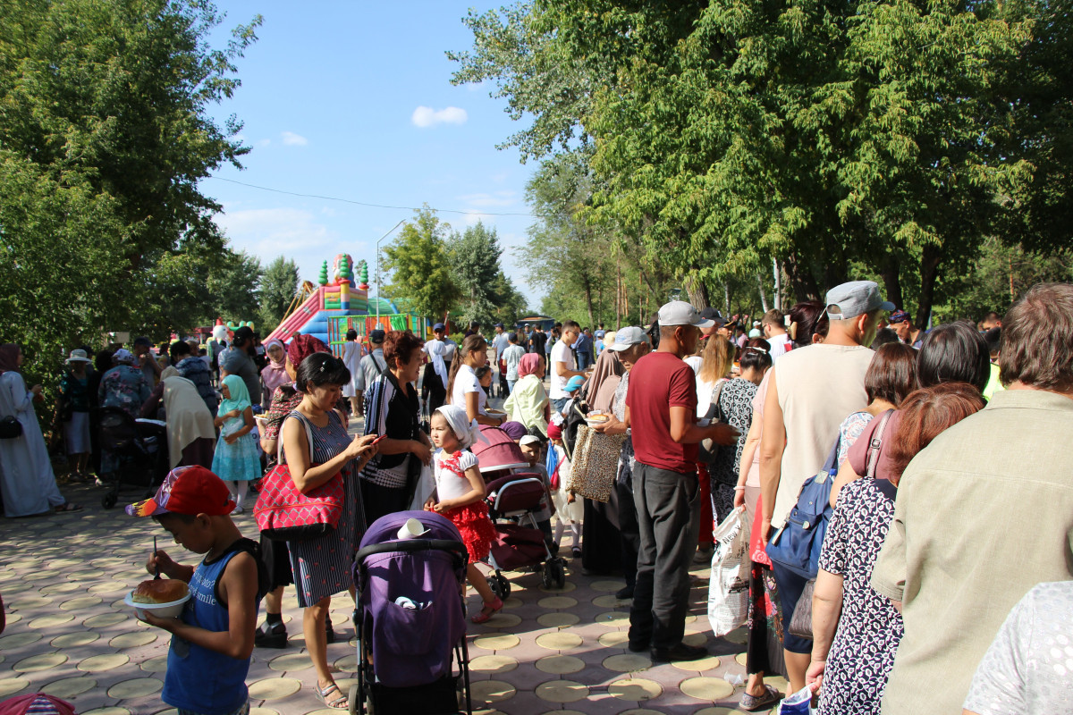 Праздник Курбан айт отметили в парке АНК в Павлодаре