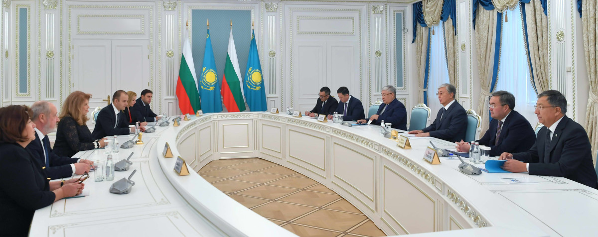 Глава государства Касым-Жомарт Токаев принял Вице-президента Болгарии Илияну Йотову