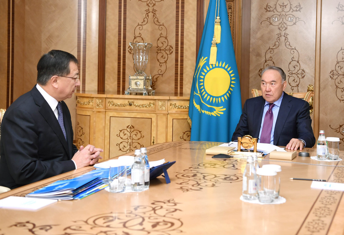 Нурсултан Назарбаев принял заместителя Председателя Ассамблеи народа Казахстана Жансеита Туймебаева