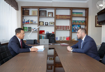 Жансеит Туймебаев провел встречу с Послом Грузии Зурабом Абашидзе