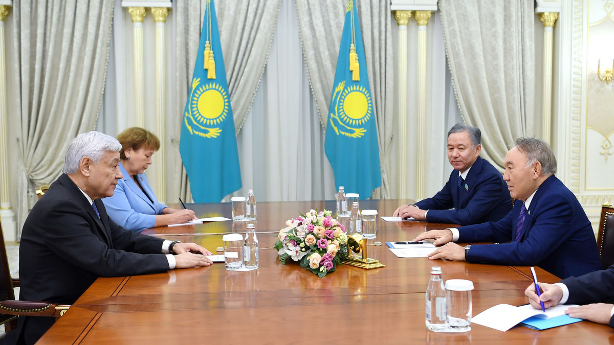 Нурсултан Назарбаев встретился с Председателем Госсовета Татарстана