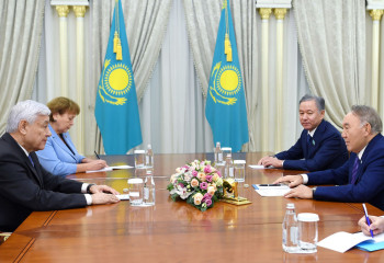 Нурсултан Назарбаев встретился с Председателем Госсовета Татарстана