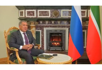 #abai175:  Президент Татарстана прочитал стихотворение Абая на казахском языке