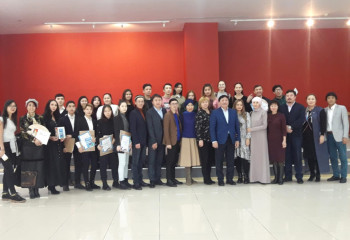 EXHIBITION OF YOUNG ARTISTS’ WORKS HELD IN ASTANA