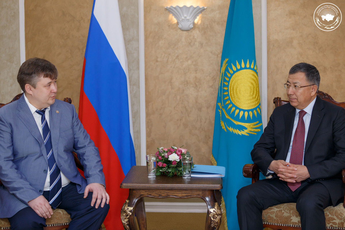 Zhanseit Tuimebayev met with the Plenipotentiary Representative of the Republic of Tatarstan in Kazakhstan