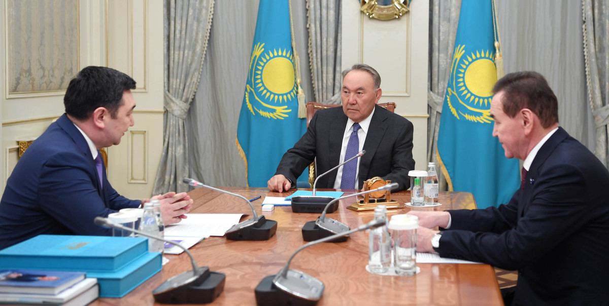 FIRST PRESIDENT OF THE REPUBLIC OF KAZAKHSTAN MET PRESIDENT OF THE INTERNATIONAL TURKIC ACADEMY DARKHAN KYDYRALI