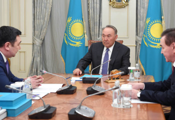 FIRST PRESIDENT OF THE REPUBLIC OF KAZAKHSTAN MET PRESIDENT OF THE INTERNATIONAL TURKIC ACADEMY DARKHAN KYDYRALI