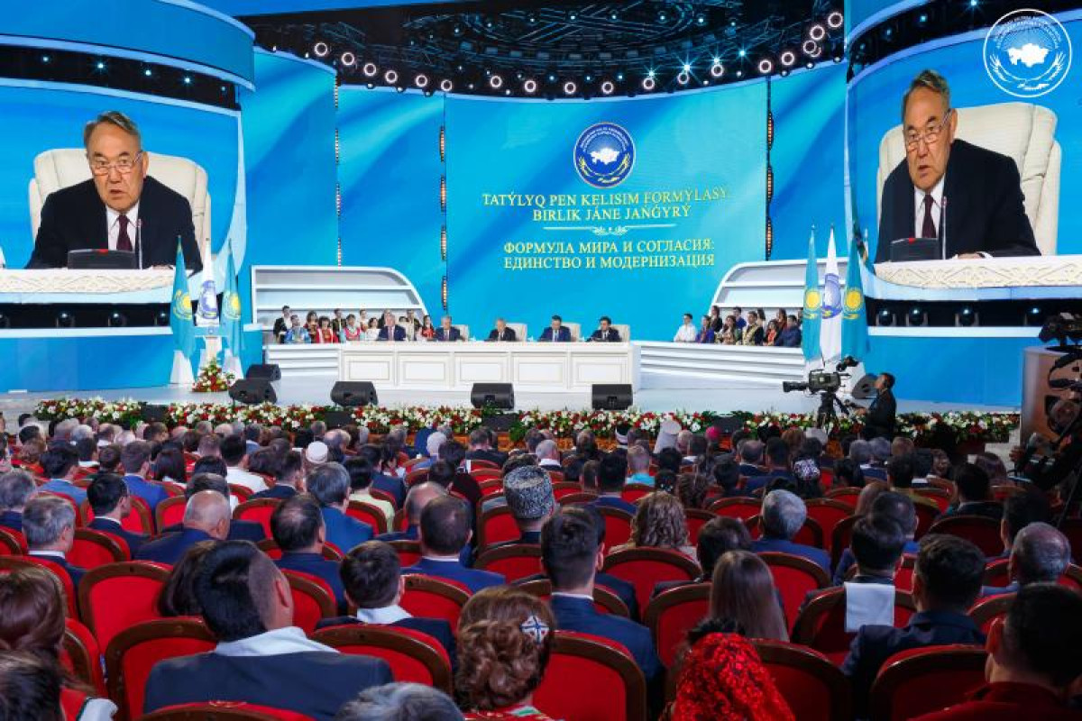 THE XXVII SESSION OF THE ASSEMBLY OF PEOPLE OF KAZAKHSTAN WITH THE PARTICIPATION OF YELBASY STARTED IN CAPITAL