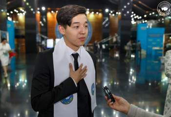 17-YEAR-OLD PRODIGY FROM KYZYLORDA: I AM HAPPY TO SPEAK AT THE SESSION OF THE ASSEMBLY