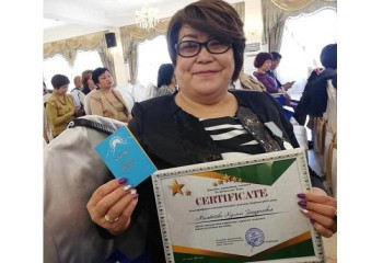 KULYASH MAMBETOVA WAS AWARDED THE TITLE ‘HONORED WORKER OF KAZAKH CULTURE’