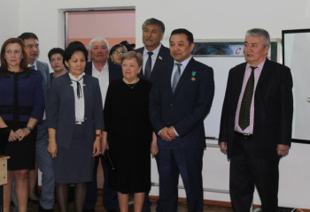 ‘HERO'S DESK’ OF PILOT-COSMONAUT AIDYN AIMBETOV APPEARED AT SCHOOL OF TALDYKORGAN