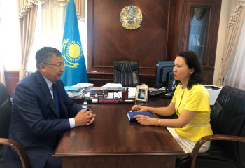 ZHANSEIT TUIMEBAYEV MET WITH CHAIRMAN OF THE BOARD ‘QAZAQSTAN’ RTC JSC