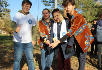 Tatar Maples Planted in APK of Pavlodar Region