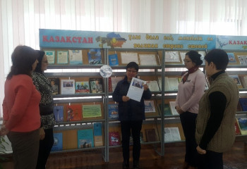 ЕЛБАСЫНЫҢ ЖОЛДАУЫ СТЕПНОГОРСК ҚОЛӨНЕРШІЛЕРІНІҢ КӨЗІМЕН