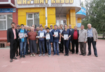 Қостанайда украин қауымдастығының 25 жылдығына орай шахмат пен дойбыдан турнир өтті