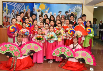 Ақтөбеде корей әліпбиінің туған күнін атап өтті