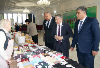 Шымкентте «Халықтық бренд» көрмесінде түрлі этнос өкілдері өз өнімдерін ұсынды