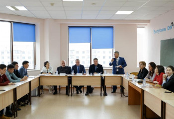 ҚХА МҮШЕЛЕРІ Л. ГУМИЛЕВ АТЫНДАҒЫ ЕҰУ СТУДЕНТТЕРІМЕН КЕЗДЕСТІ