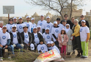 Маңғыстау облыстық ҚХА мүшелері Қошқар-Ата Қорым аумағын абаттандырды